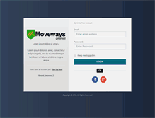 Tablet Screenshot of moveways.com